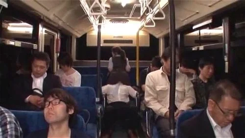 japanese public bus, big tits, japanese, arisa hanyu