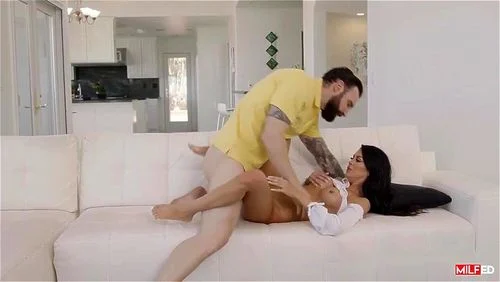 doggystyle, brunette, big tits, real estate agent
