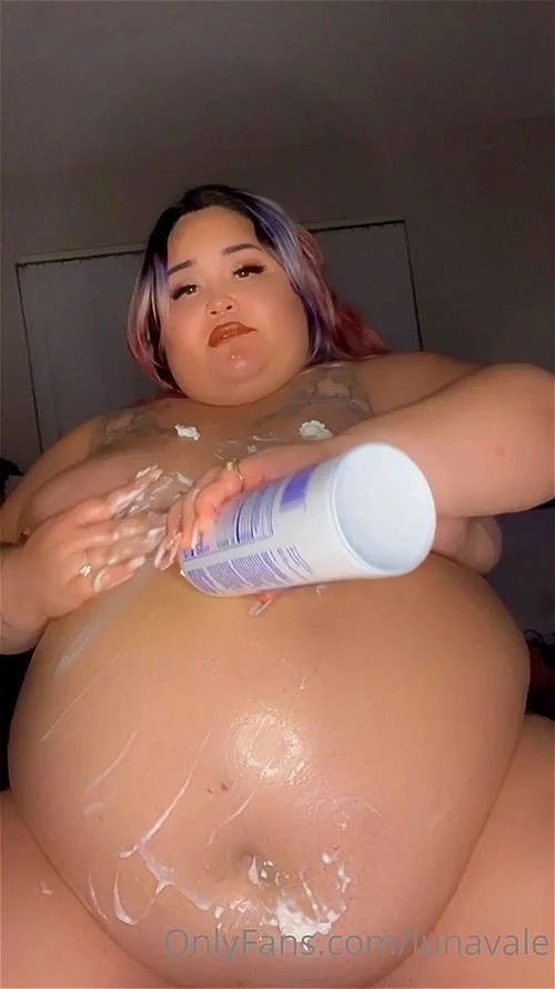 milf, big tits, belly stuffing, big ass