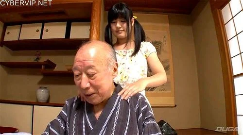 old man, lucky old man, cumshot, japanese