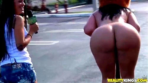 big ass, carmen de luz, nude in public, latina