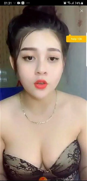 vietnamese girl, cam, bigo, boobs