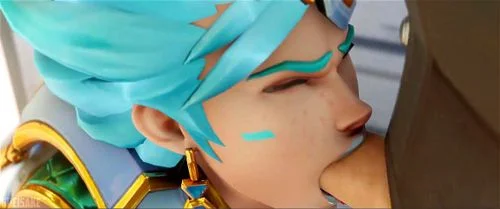 overwatch 3d, pov, blowjob, tracer