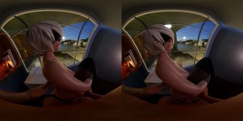 virtual reality, big ass, nier 2b, vr
