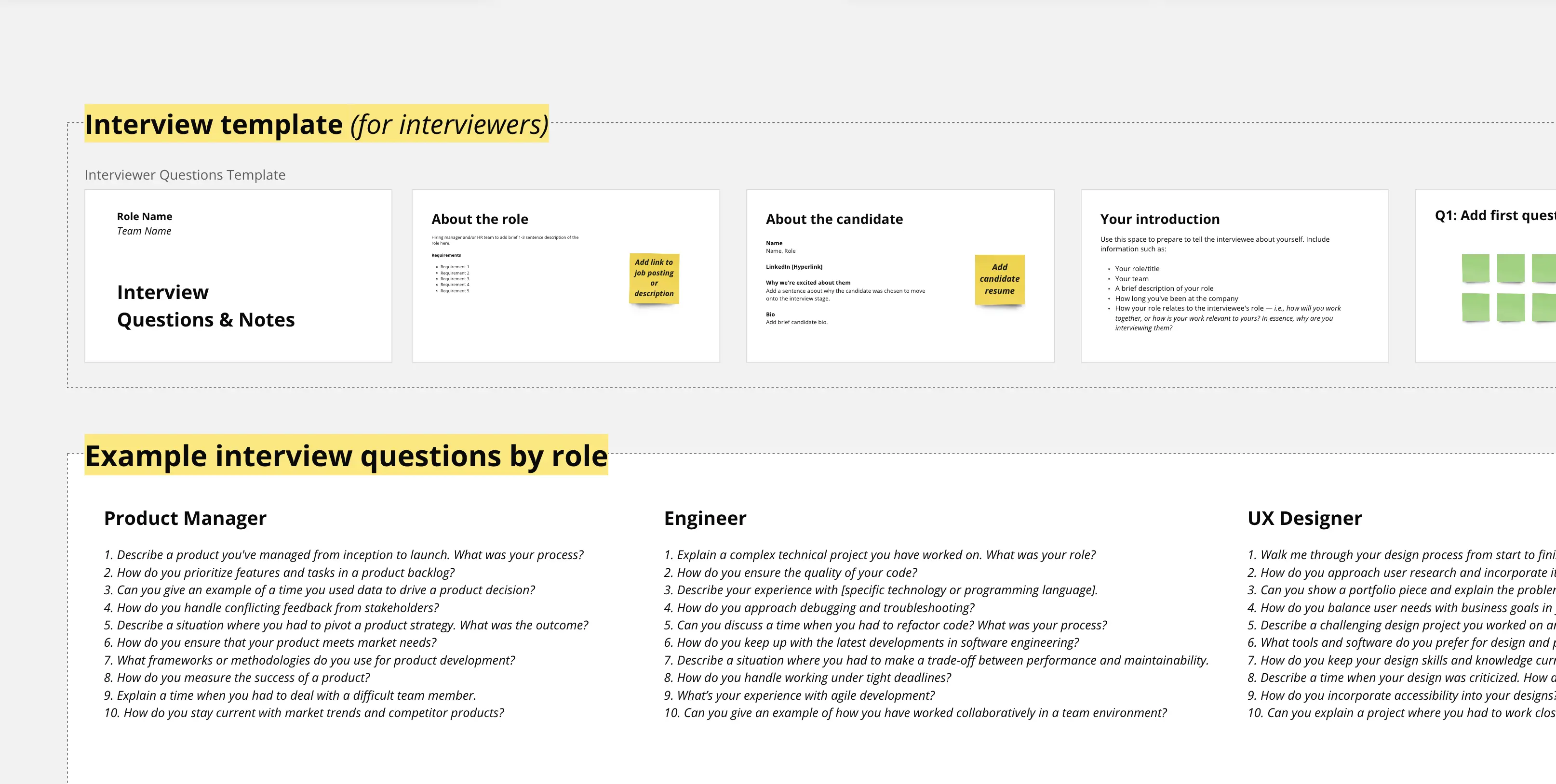 Template cover of Interview Question