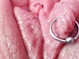 Closed Pussy, Cock, Fucking a Girl, Pussy Piercing