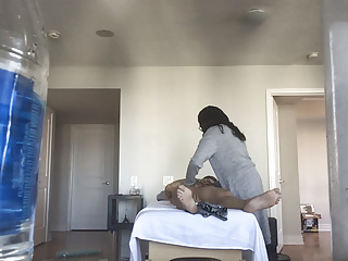 Flashing, African, Mom, Asian Massage Handjob