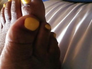 Ebony Toes, Yellow, Black Ebony, Toes