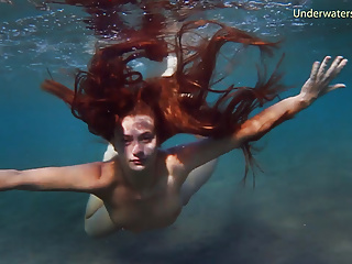 Swimming Pool, Outdoor, Nude Underwater, Under Water Show