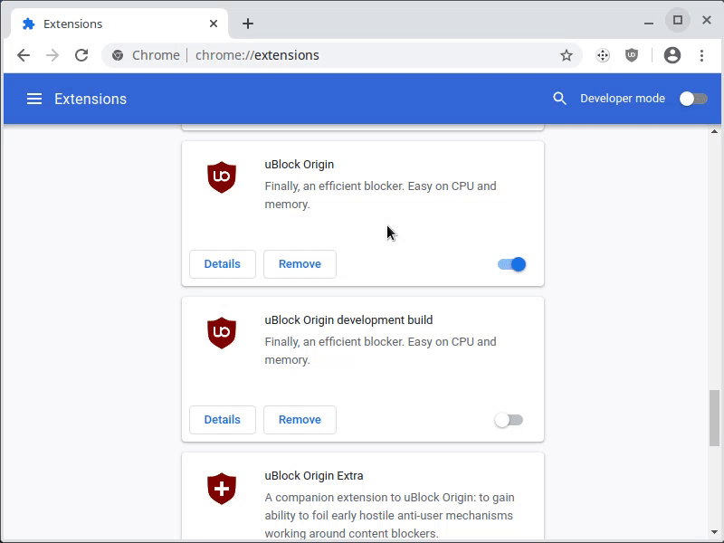 Configuring shortcuts in Chrome