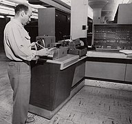 Tape reader used with a UNIVAC 1105 for the 1960 US Census
