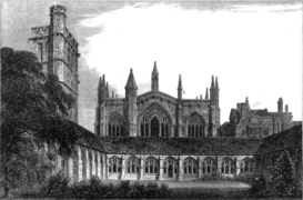 Drawing of the Cloisters and Chapel