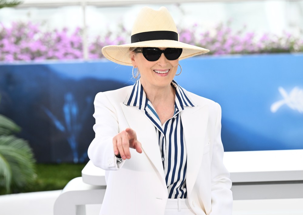 Meryl Streep at the 77th Cannes Film Festival held at the Palais des Festivals on May 14, 2024 in Cannes, France.