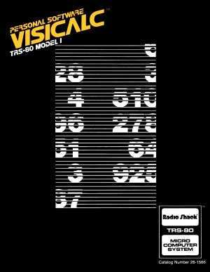 Cover of Model I VisiCalc manual