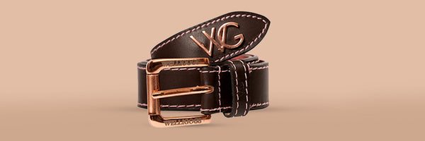 Elevate Your Style with a Leather Mahogany Belt from Welligogs