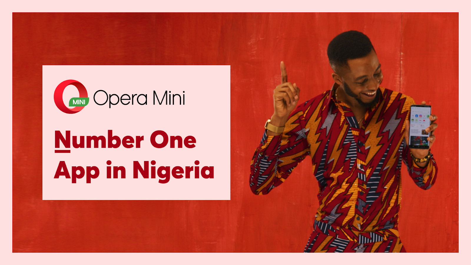 Opera Mini becomes number 1 in Nigeria and Kenya.