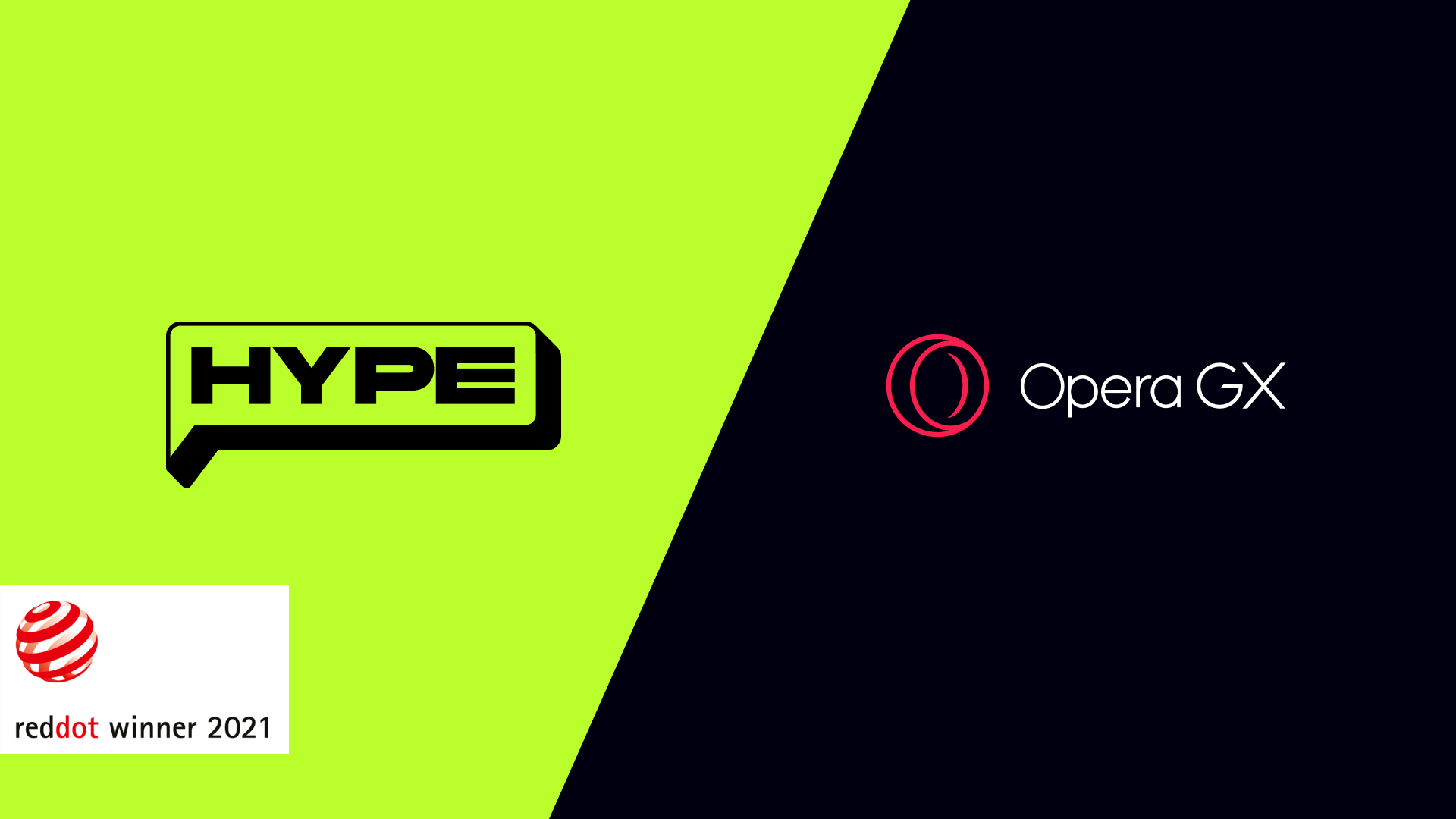 Hype and Opera GX are red dot winners