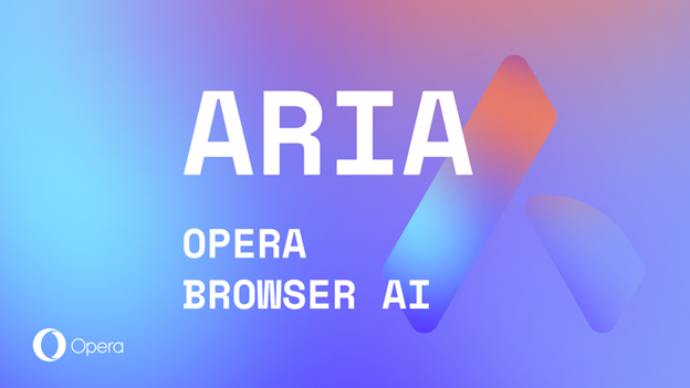Opera's native browser AI, Aria.