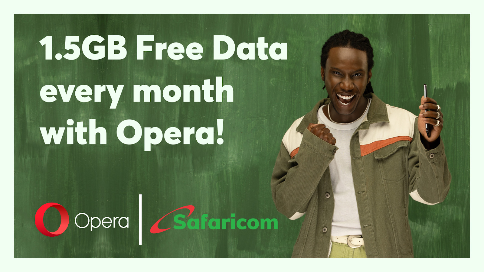 An Opera user is excited to save with the upcoming free data campaign.
