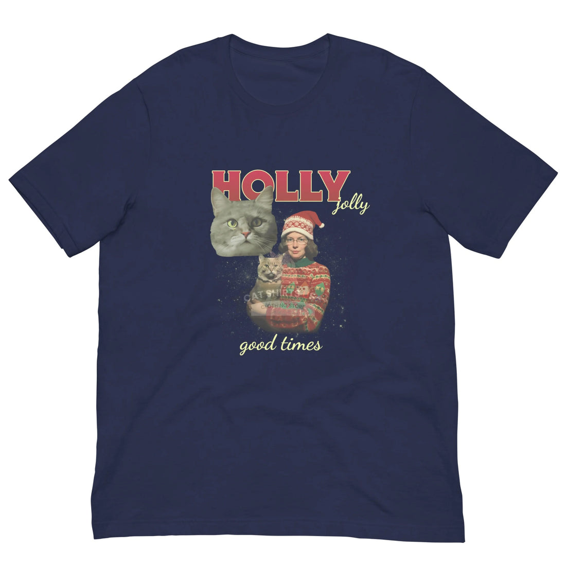 Holly Jolly Cat Shirt - Unisex Shirt