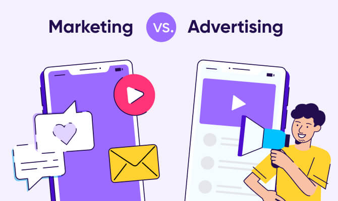Mobile advertising vs. mobile marketing