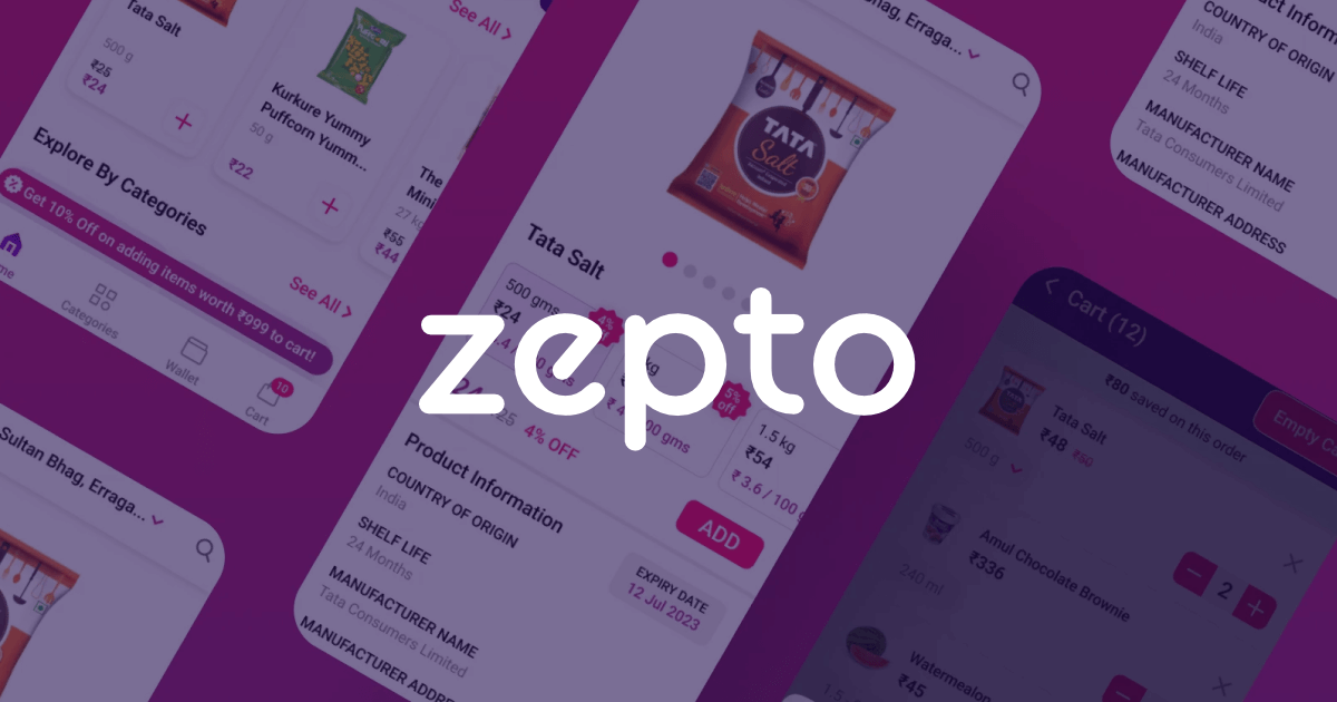 Zepto customers success story
