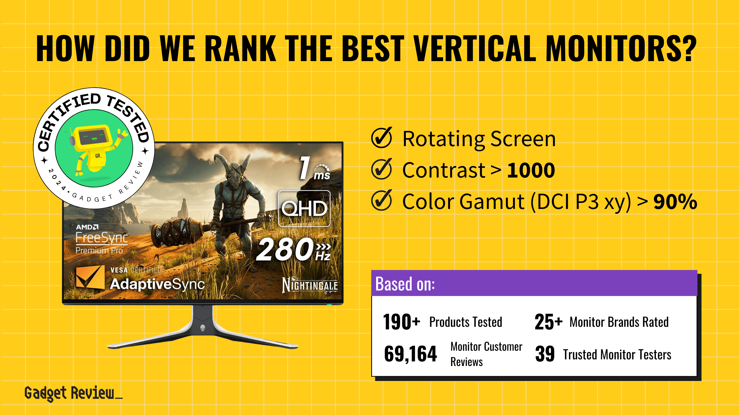 What’s the Best Vertical Monitor? 7 Options Ranked