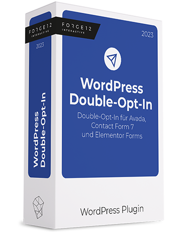 WordPress Contact Form 7 / Avada Plugin Double Opt-In