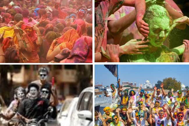 The festival of colors celebrated across the country