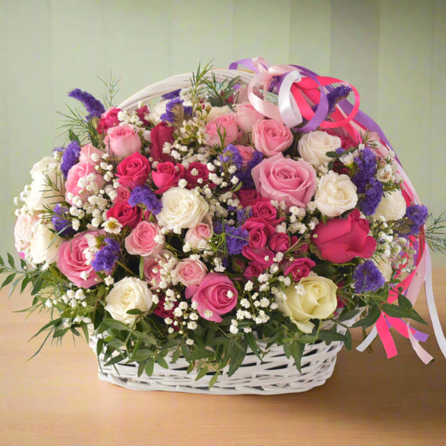 Berry Crush - Flower Basket - Flower Station Dubai