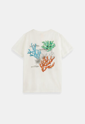 Scotch & Soda T-Shirt ‘Coral Gradient’ (160897)