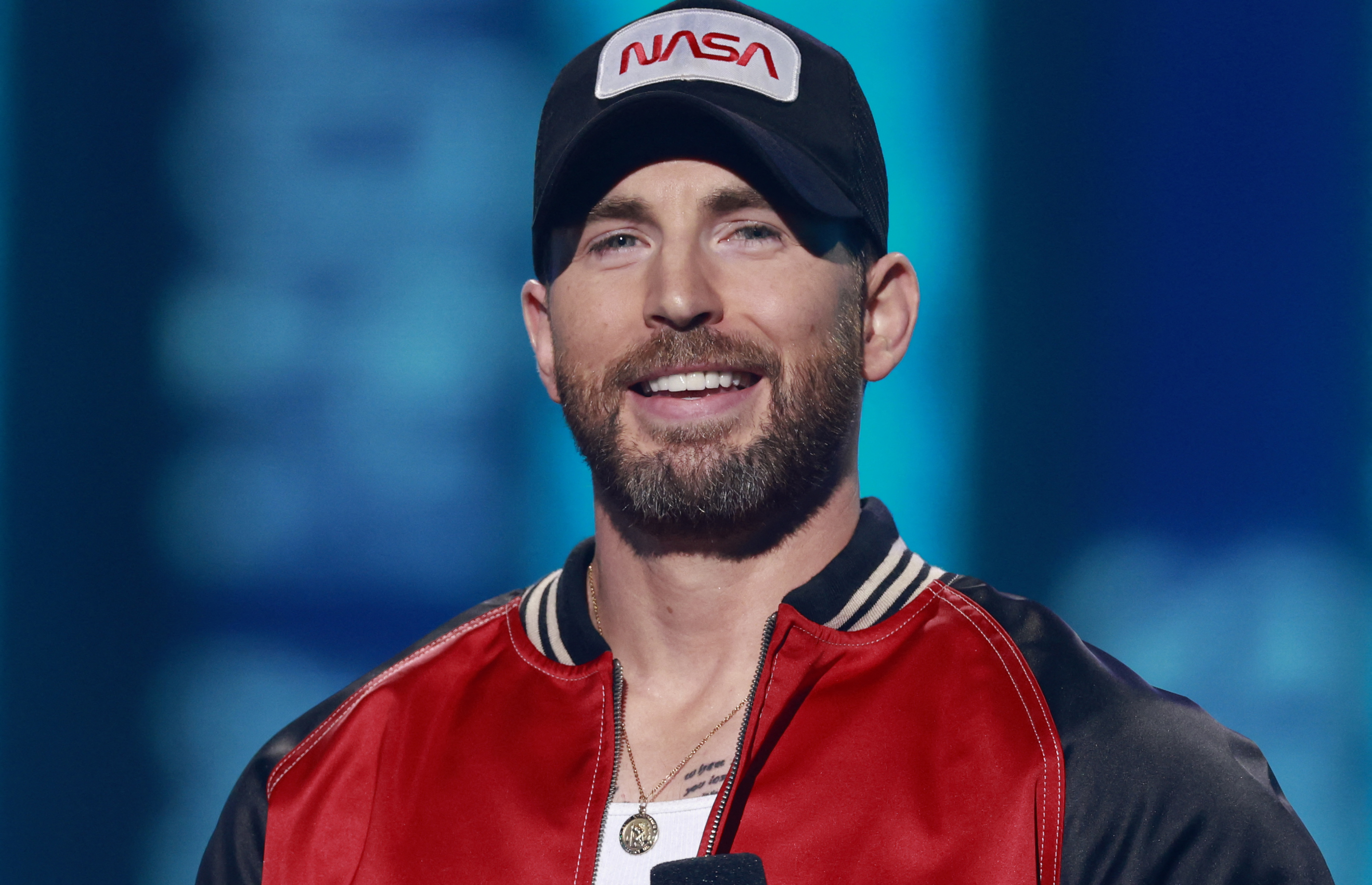 Chris Evans at the 2022 MTV Movie and TV Awards