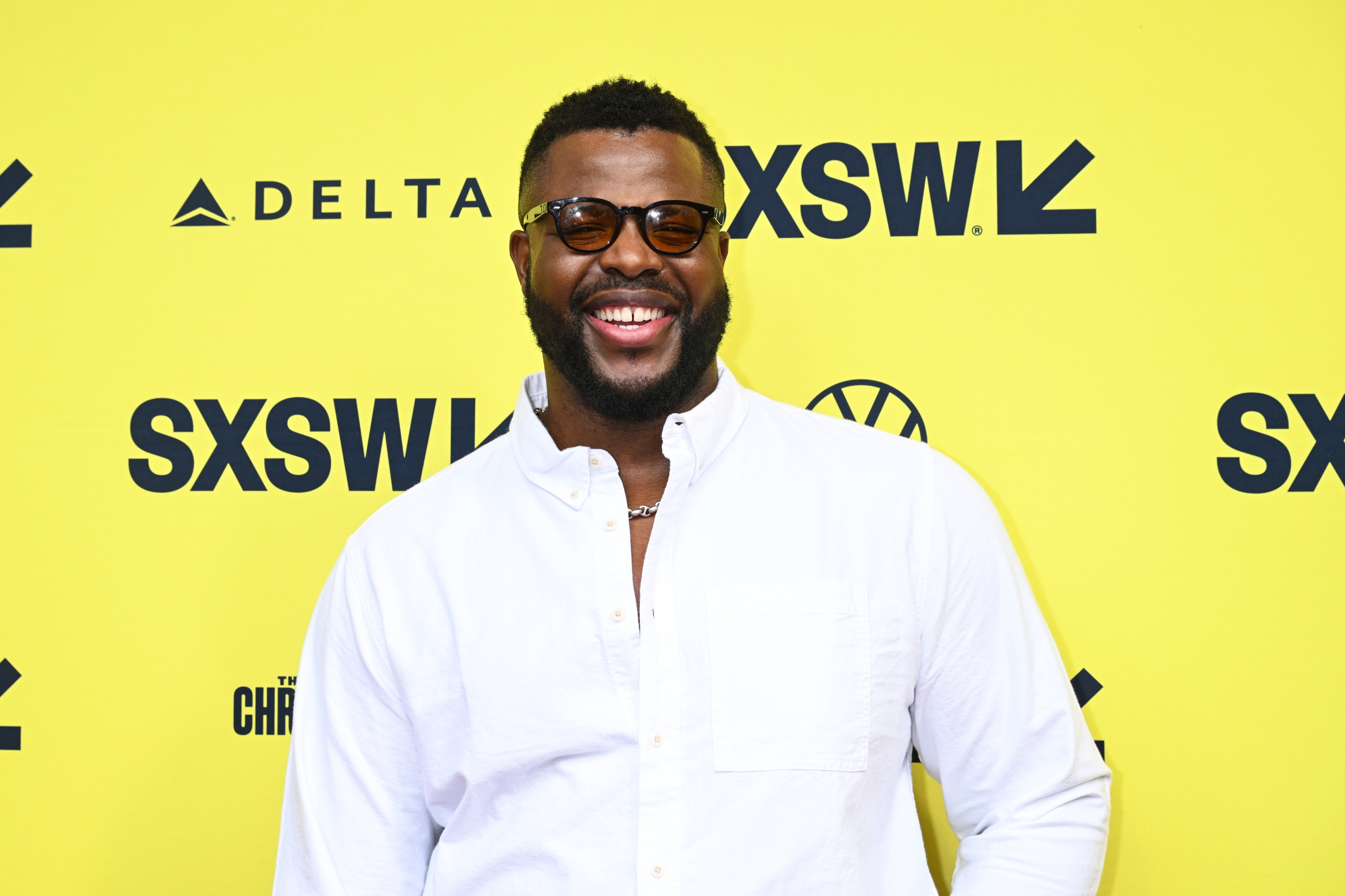 Winston Duke at the premiere of "The Fall Guy" as part of SXSW 2024 Conference and Festivals held at the Paramount Theatre on March 12, 2024 in Austin, Texas. (Photo by Gilbert Flores/SXSW Conference & Festivals via Getty Images)