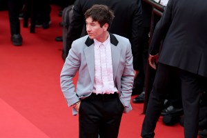 CANNES, FRANCE - MAY 16: Barry Keoghan departs the "Bird" Red Carpet at the 77th annual Cannes Film Festival at Palais des Festivals on May 16, 2024 in Cannes, France. (Photo by Cindy Ord/Getty Images)