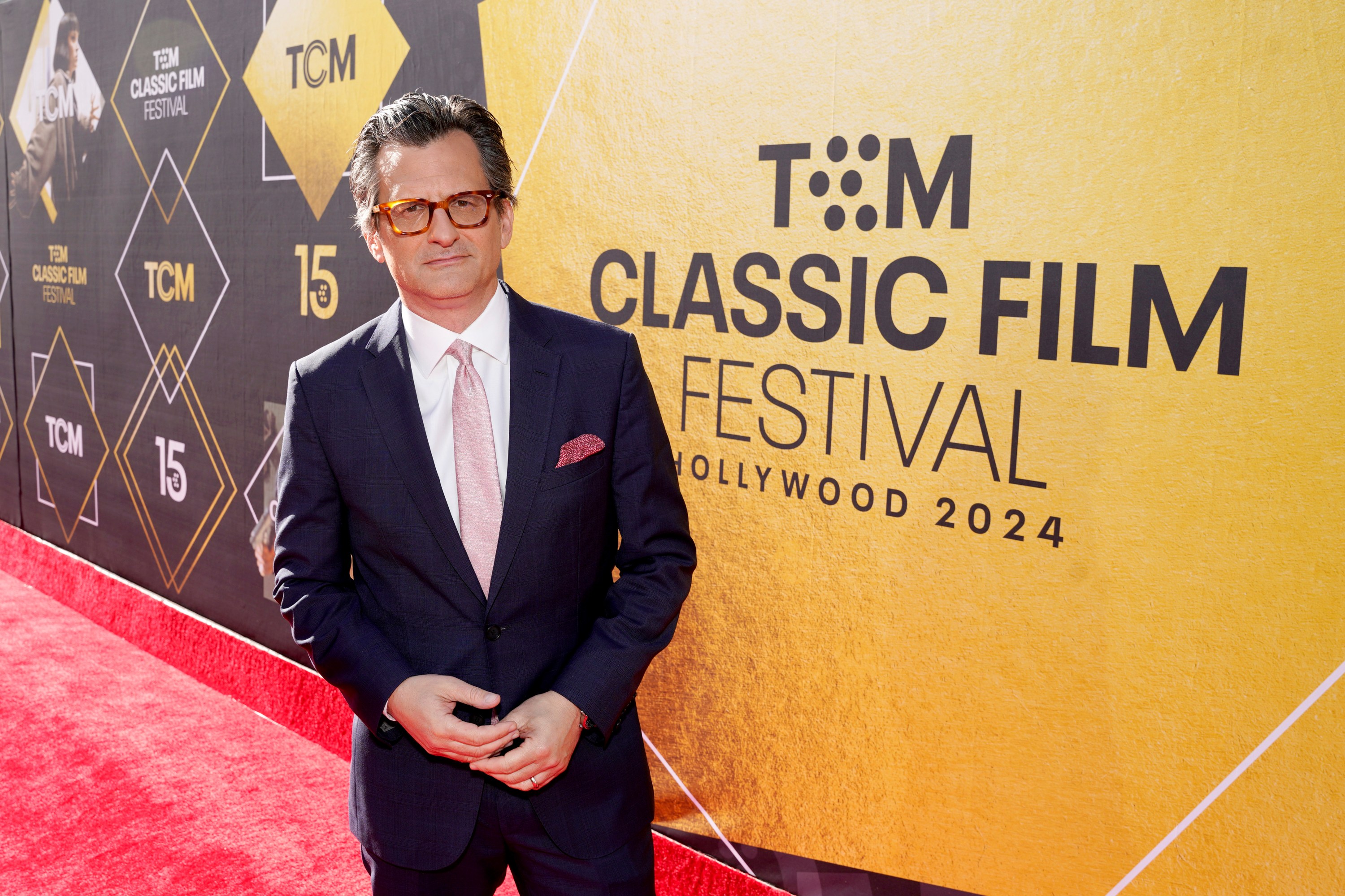 HOLLYWOOD, CALIFORNIA - APRIL 18: TCM Host Ben Mankiewicz attends the Opening Night Gala and 30th Anniversary Screening of 'Pulp Fiction' during the 2024 TCM Classic Film Festival at TCL Chinese Theatre on April 18, 2024 in Hollywood, California. (Photo by Presley Ann/Getty Images for TCM)