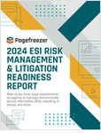 A new study finds legal departments struggling to manage electronically stored information (ESI), resulting in delays and fines. Download this comprehensive report and discover expert strategies to reduce risks and enhance efficiency.