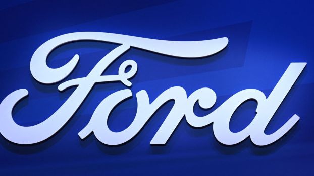 The Ford Motor Company American automaker logo with white text on a blue background