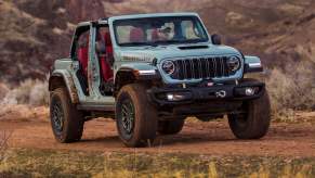 The 2024 Jeep Wrangler Rubicon 392 off-roading
