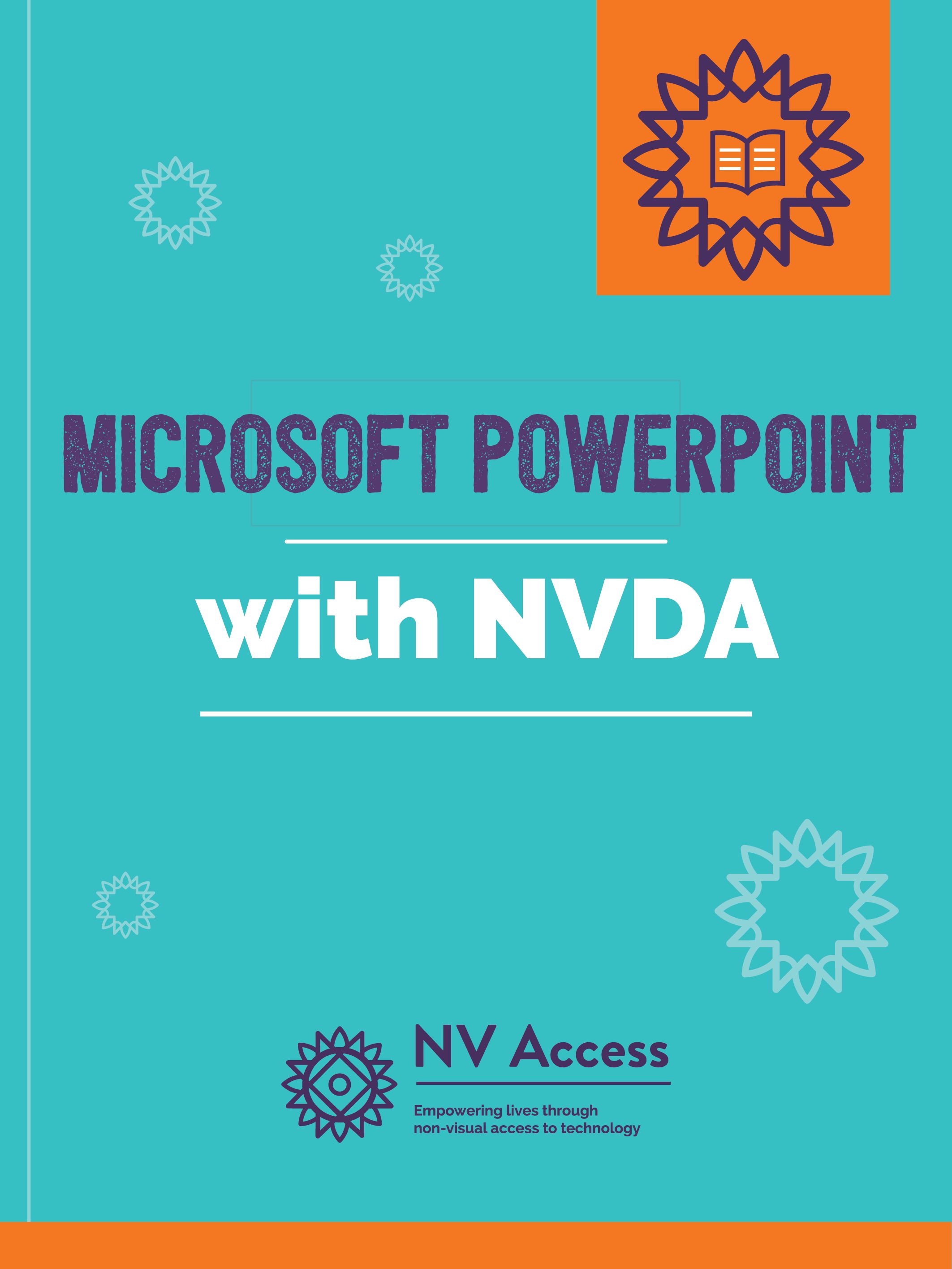 Microsoft PowerPoint with NVDA - Cover Image