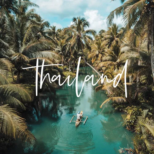 Thailand Palms travel-brochures template