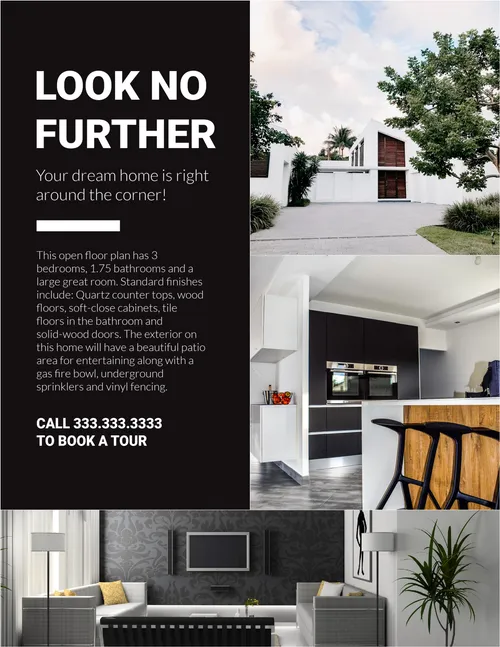 Look no further flyers-real-estate template