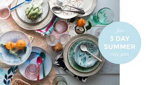 3-Day Summer Meal Plans facebook-cover-photos template
