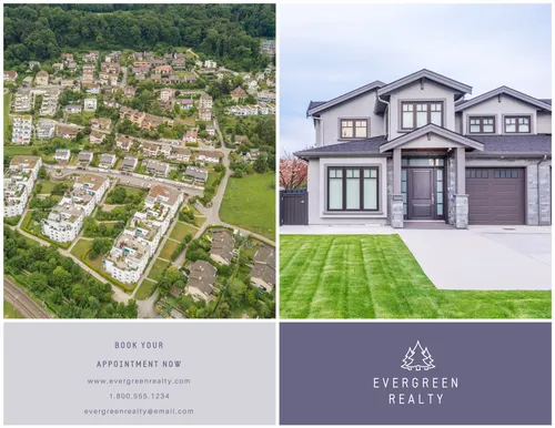 Evergreen Realty flyers-real-estate template
