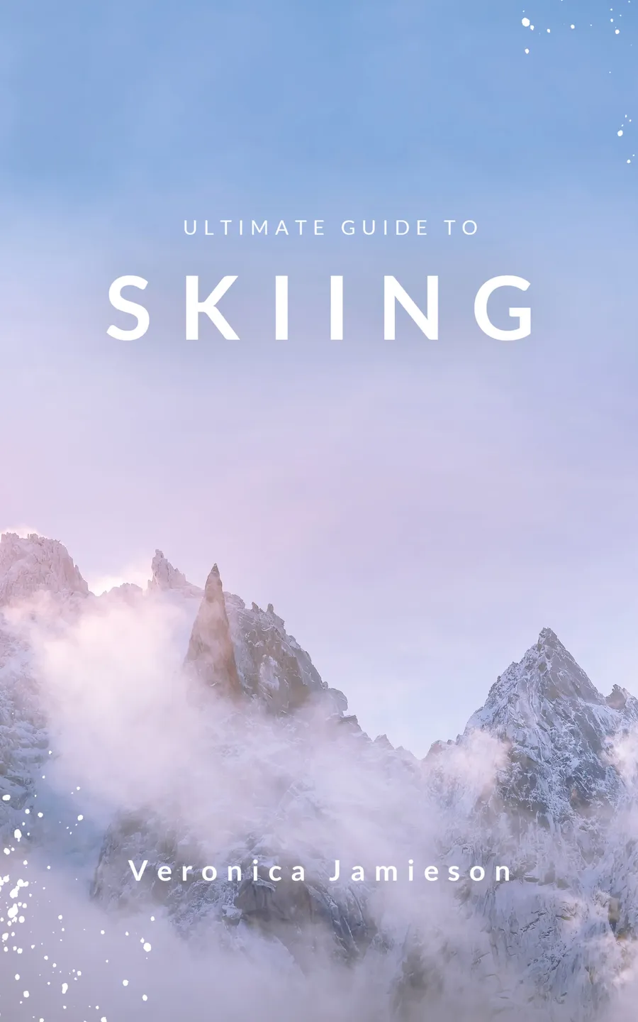 Ultimate Guide to Skiing book-covers template