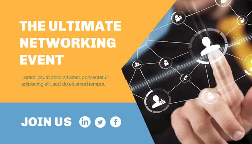 The Ultimate Networking Event linkedin-covers template