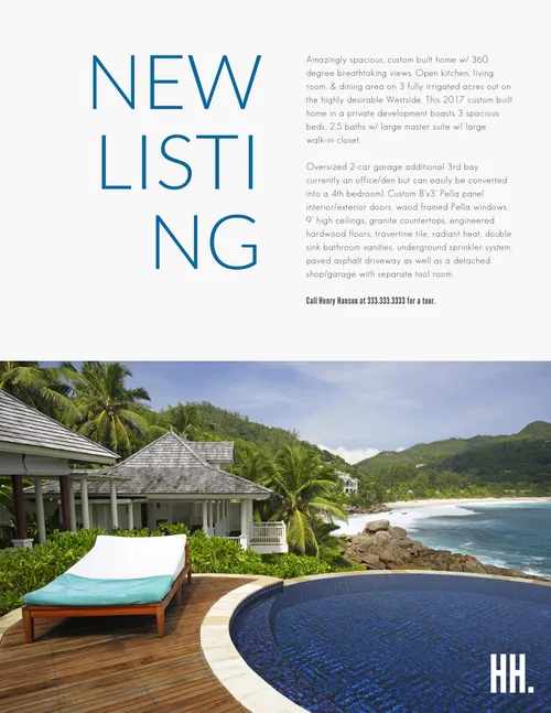 New Listing HH flyers-real-estate template