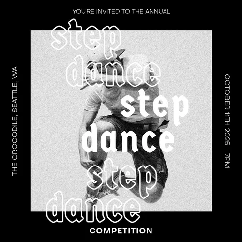 Step Dance Step Dance Step Dance (FB Post) cards-photo template