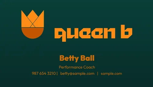 Queen B - Betty Ball - Performance Coach  template