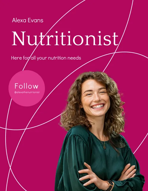 Flyer Nutrition Coach 23 flyers template