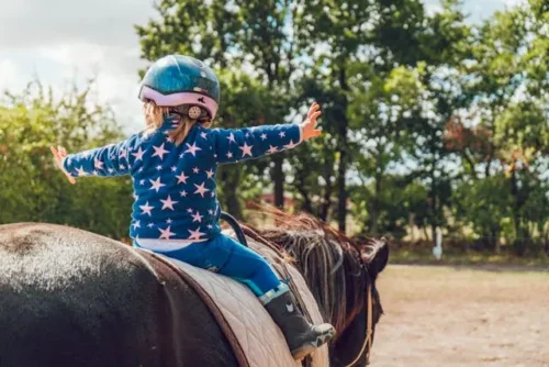 Horseback riding experiences with kids